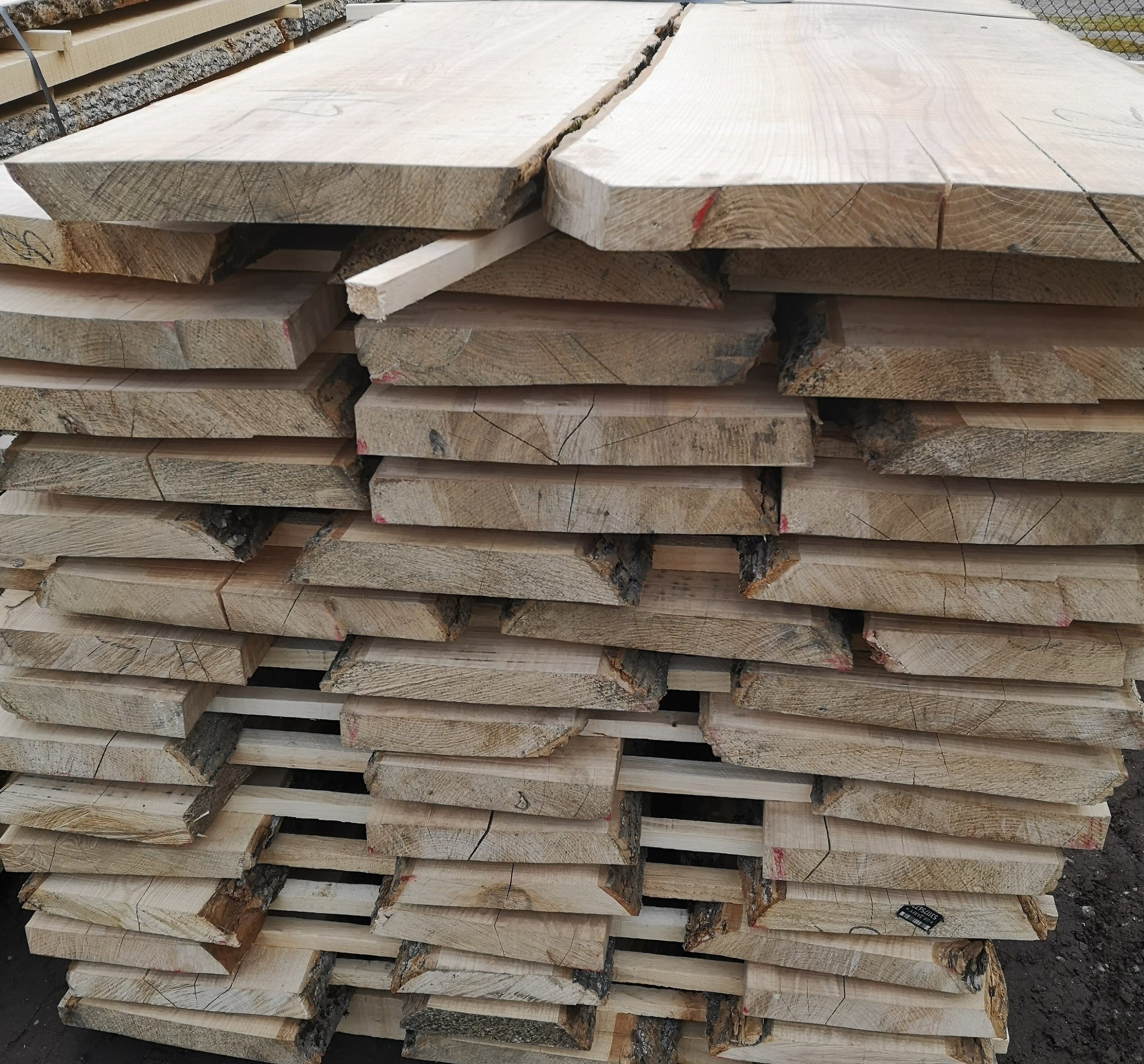 Un-edged birch