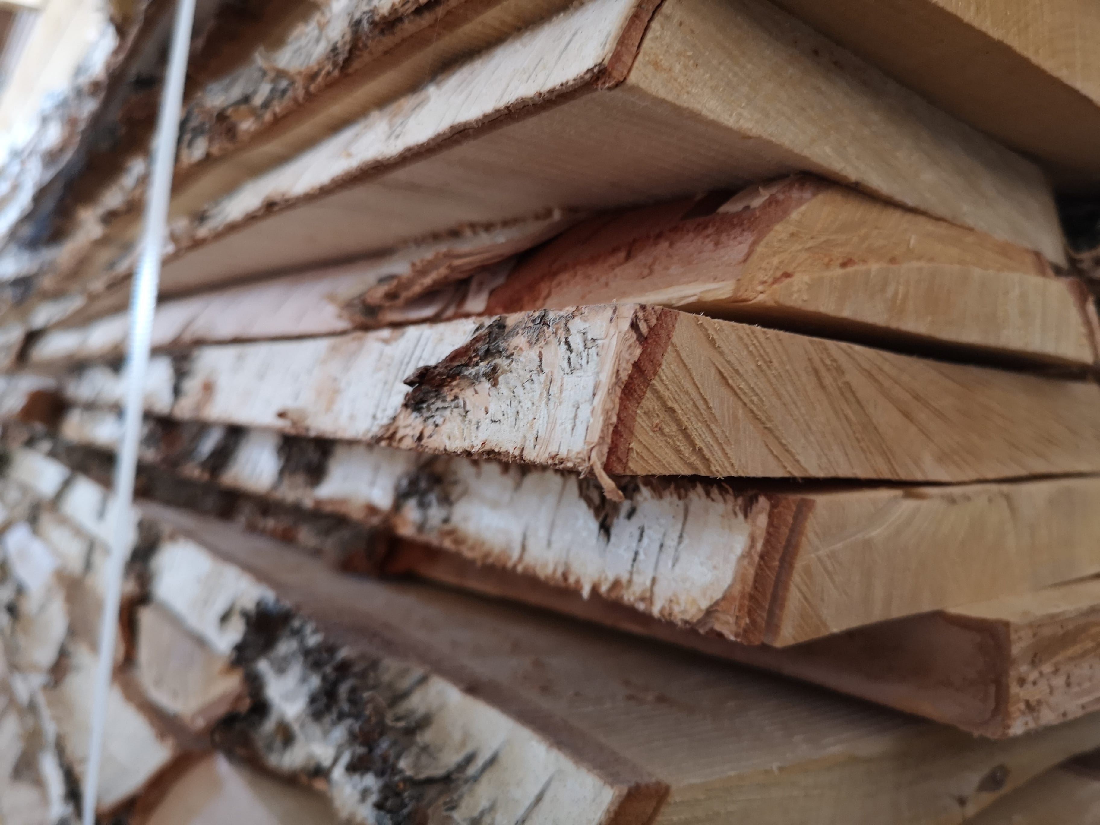 Un-edged birch